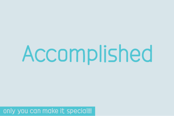 Accomplished: A Natural Handwritten Font for Modern Web Design