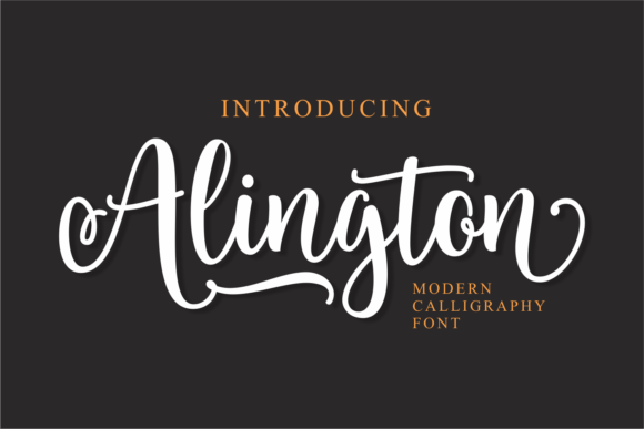 Alington: A Sweet Script Font for Crafters and Makers