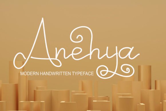 Anehya: A Luxurious Handwritten Font for Modern Web Design