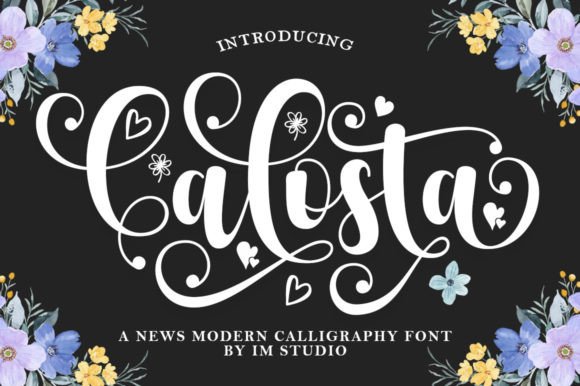 Calosta: A Joyful Handwritten Font for Modern Web Design