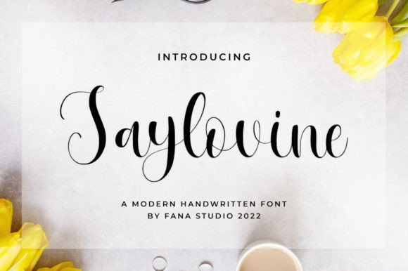 Elevate Your Brand with the Saylovine Script Font