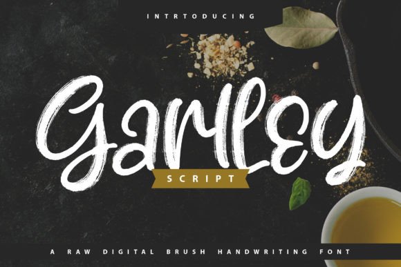 Garlley: A Stylish Handwritten Brush Font for Modern Branding Projects