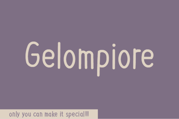Gelompiore: A Handwritten Font That Elevates Modern Marketing Typography