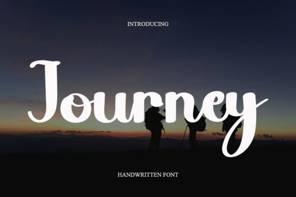 Journey: A Handwritten Font That Elevates Digital Marketing Typography
