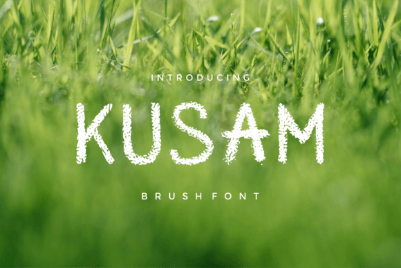 Kusam: A Bold Script Font That Adds Personality to Every Handmade Product