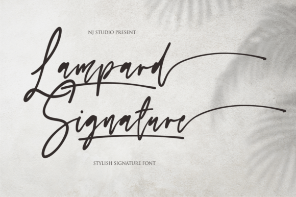 Lampard Signature: A Stylish Script Font for Modern Web Design