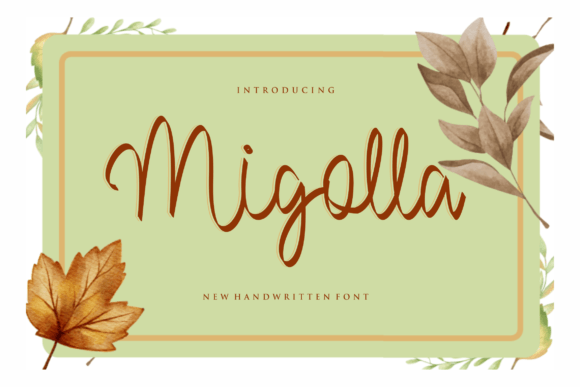 Migolla: A Fresh Handwritten Script Font for Modern Branding Projects
