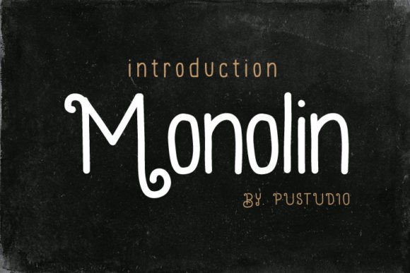 Monolin: A Monoline Font with Casual Vintage Charm for Modern Branding