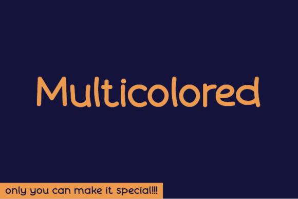 Multicolored: A Unique Handwritten Font for Dynamic Editorial Design