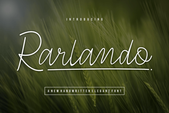 Rarlando: A Timeless Handwritten Font for Modern Branding Projects