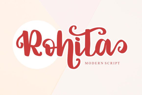Rohita: A Modern Handwritten Font for Crafters and Product Makers