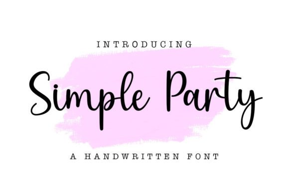 Simple Party: A Delicate Handwritten Font for Elegant Editorial Design