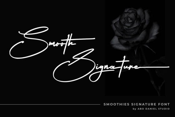 Smooth Signature: A Stylish Script Font That Elevates Brand Identity