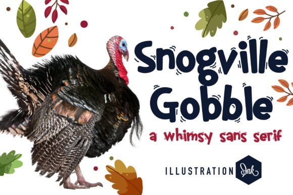 Snogville Gobble: A Whimsical Handwritten Font for Makers and Sellers