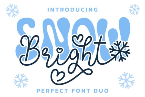 Snow Bright Duo: A Playful Font for Web Design and Digital Brands