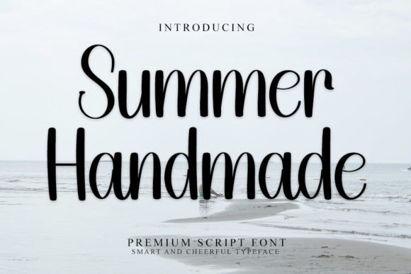 Summer Handmade Font: Elevating Small Business Branding with Timeless Elegance