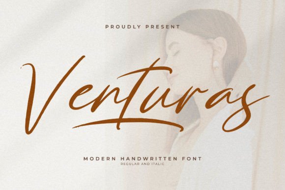Venturas: A Modern Handwritten Font for Editorial Design and Digital Publishing