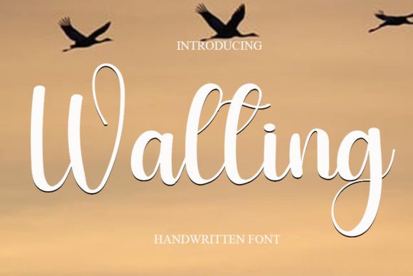 Walting: A Modern Handwritten Font for Digital Branding and Web Design