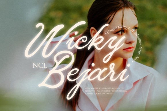 Wicky Bejari: The Script Font That Elevates Campaign Visuals with Style and Clarity