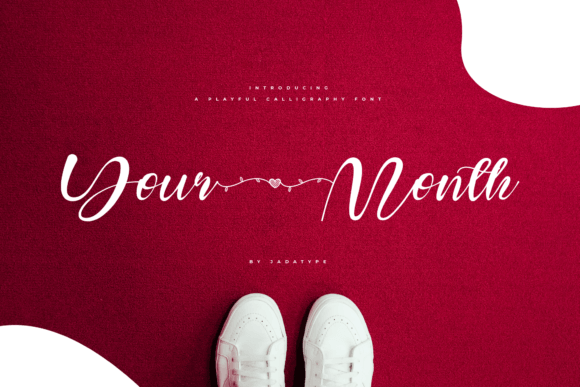 Your Month: A Script Font That Elevates Campaign Visuals with Personality and Clarity